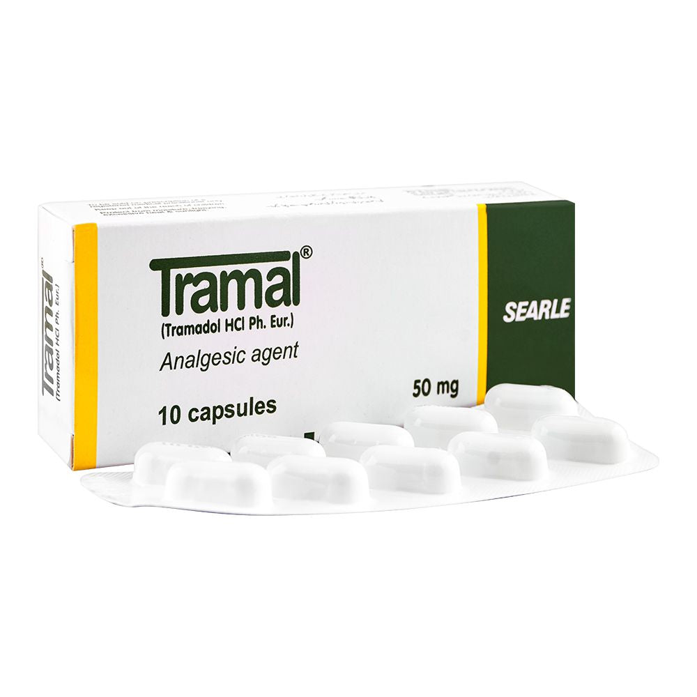 Searle Tramal Capsule, 50mg, 10-Pack product image - Bolanclinic