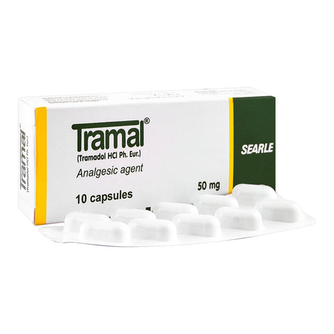 Searle Tramal Capsule, 50mg, 10-Pack product image - Bolanclinic