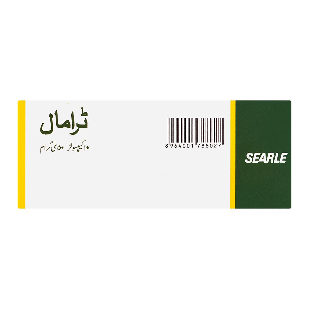 Searle Tramal Capsule, 50mg, 10-Pack product image 2 - Bolanclinic