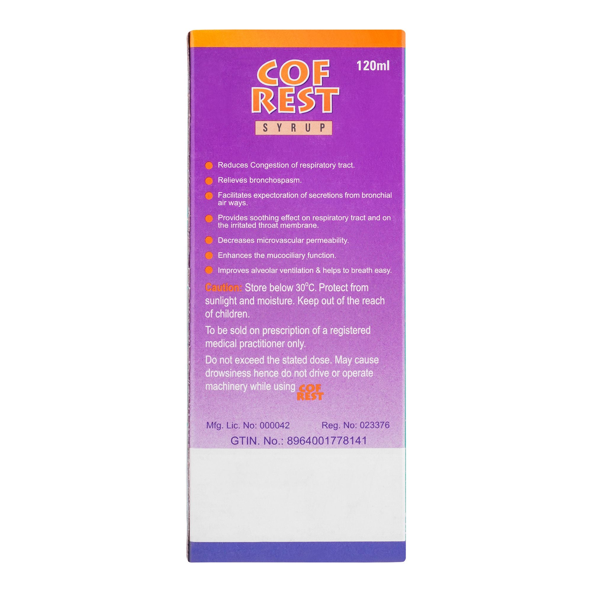 Woodward's Cofrest Syrup, 120ml product image 5 - Bolanclinic
