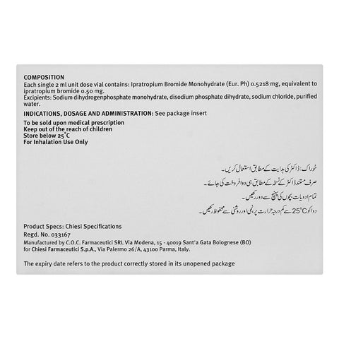 Chiesi Pharmaceuticals Clenil For Aerosol, 2ml product image 2 - Bolanclinic