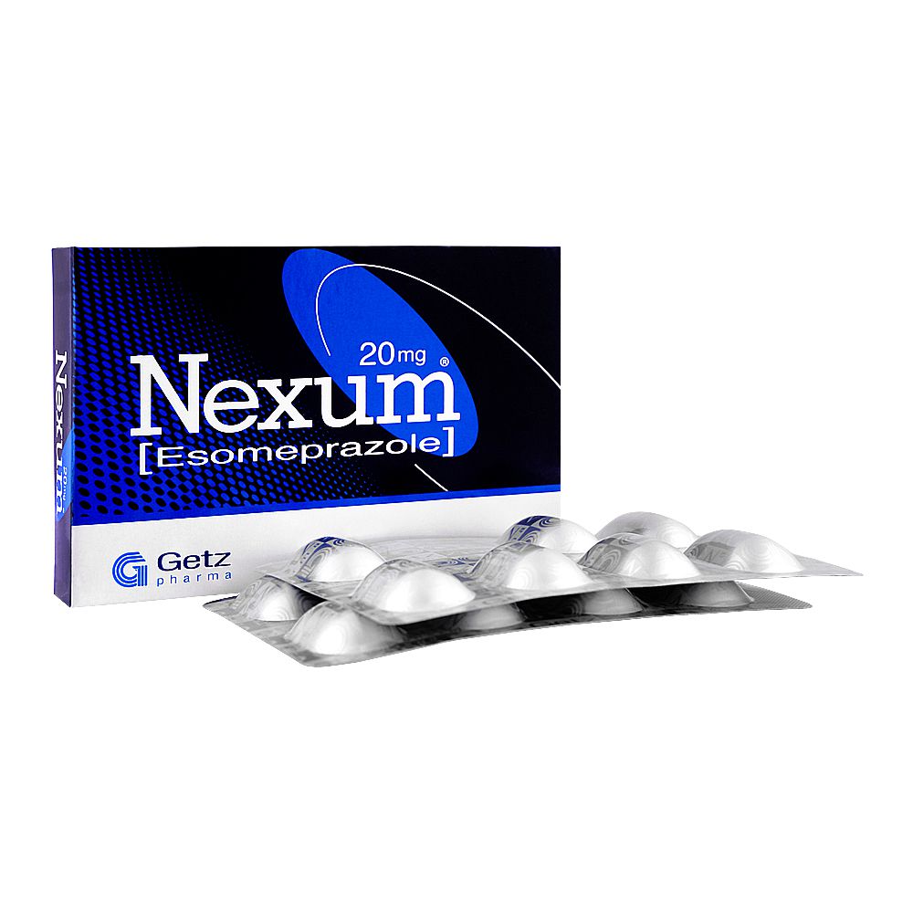Getz Pharma Nexum Capsule, 20mg, 1-Strip product image - Bolanclinic