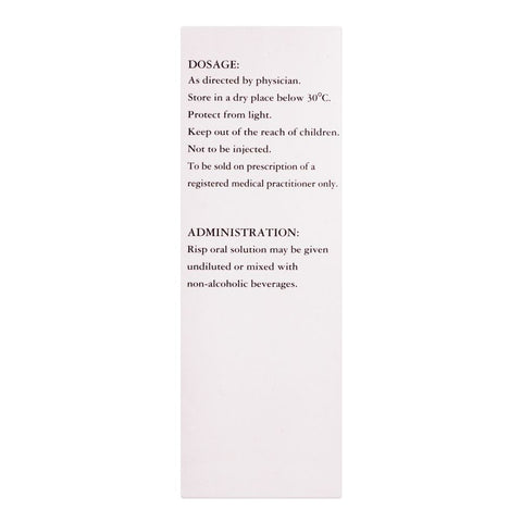 Adamjee Pharmaceuticals Risp Oral Solution, 30ml product image 2 - Bolanclinic