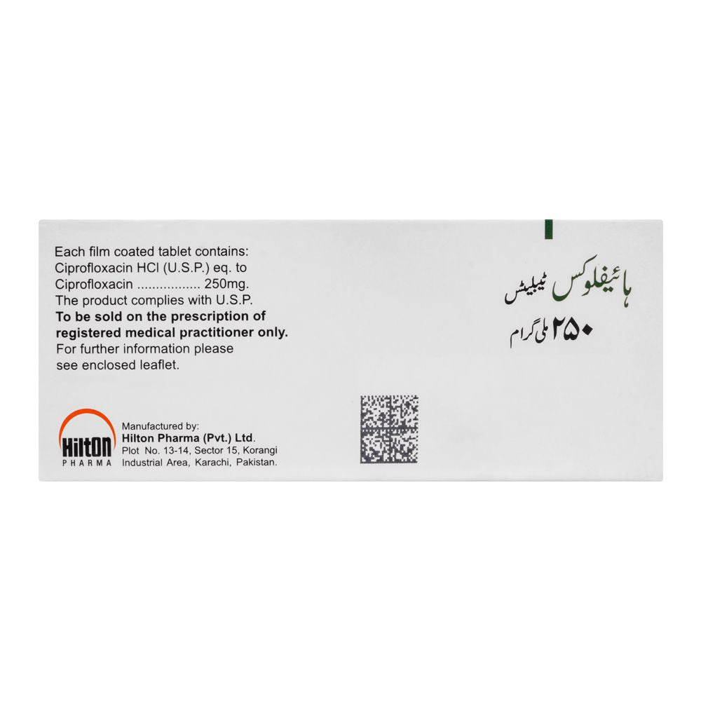 Hilton Pharma Hiflox Tablet, 250mg, 10-Pack product image 2 - Bolanclinic