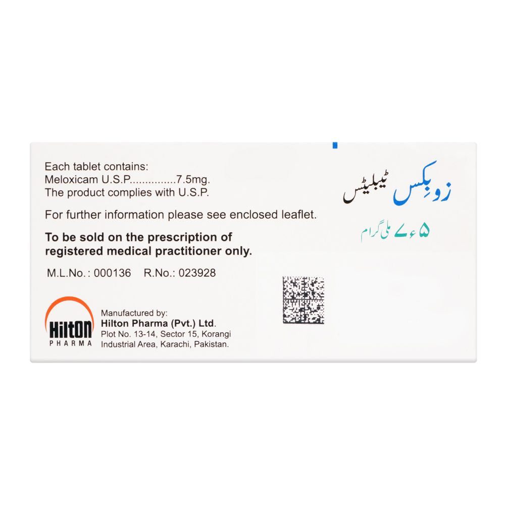 Hilton Pharma Xobix Tablet, 7.5mg, 10-Pack product image 2 - Bolanclinic