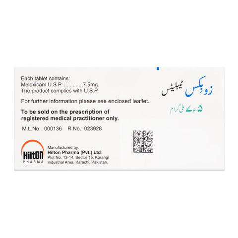 Hilton Pharma Xobix Tablet, 7.5mg, 10-Pack product image 2 - Bolanclinic