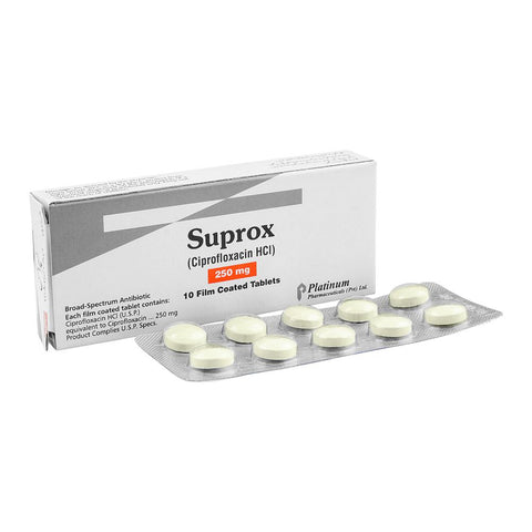 Platinum Pharmaceuticals Suprox Tablet, 250mg, 10-Pack product image - Bolanclinic