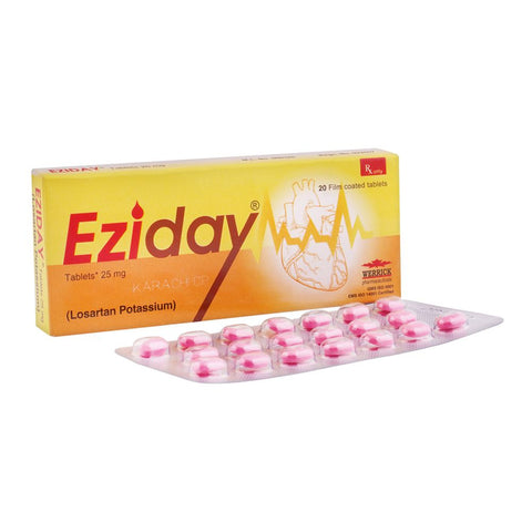 Werrick Pharmaceuticals Eziday Tablet, 25mg product image - Bolanclinic