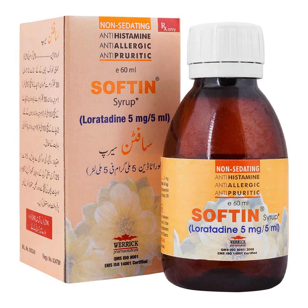 Werrick Pharmaceuticals Softin Syrup, 60ml product image - Bolanclinic
