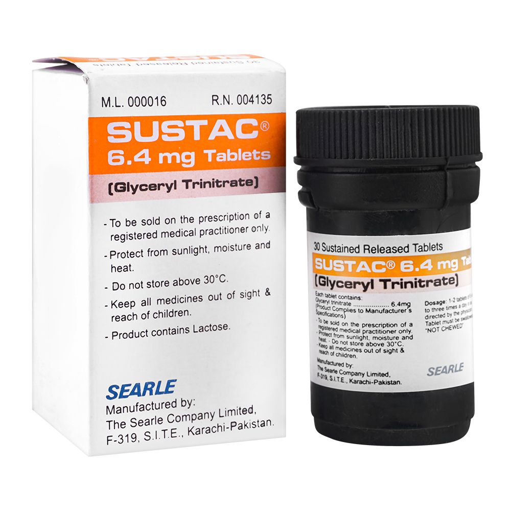 Searle Sustac Tablet, 6.4mg, 30-Pack product image - Bolanclinic