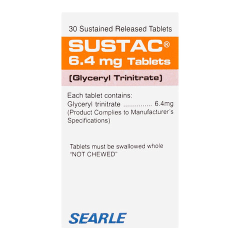 Searle Sustac Tablet, 6.4mg, 30-Pack product image 2 - Bolanclinic