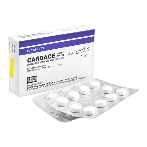 Zafa Pharmaceuticals Cardace Tablet, 10mg, 20-Pack product image - Bolanclinic