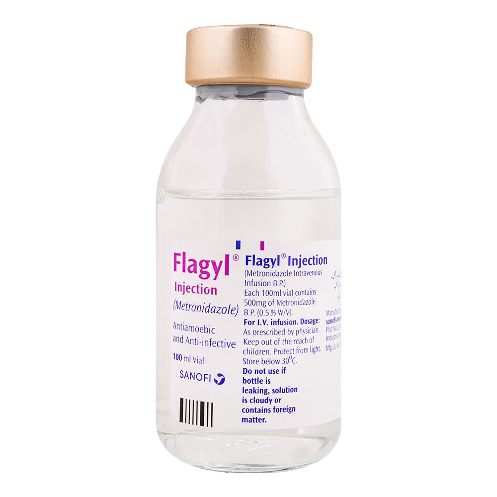 Flagyl Injection, 100ml Vial product image - Bolanclinic