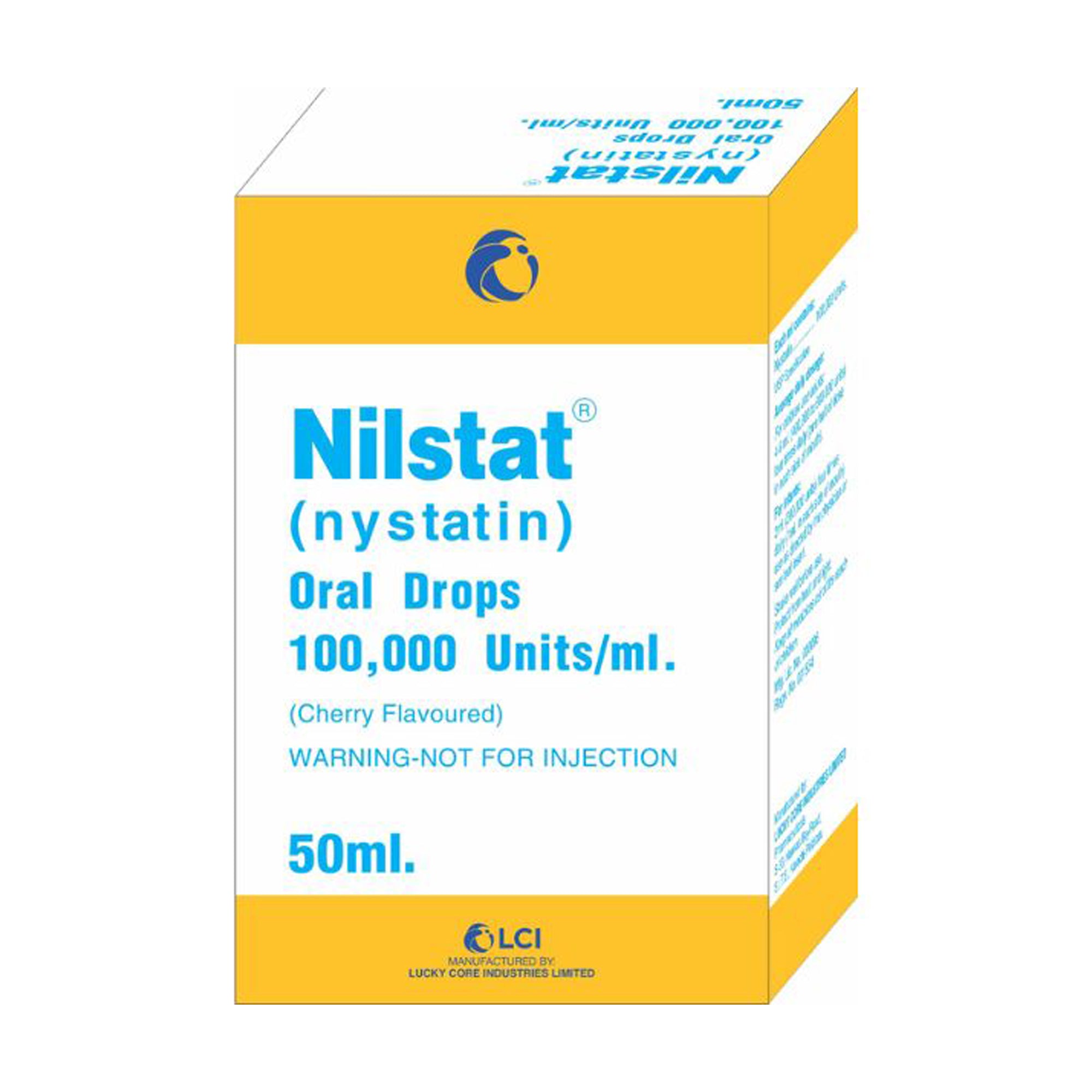 LCI Pharmaceuticals Nilstat Oral Drops, 50ml product image - Bolanclinic