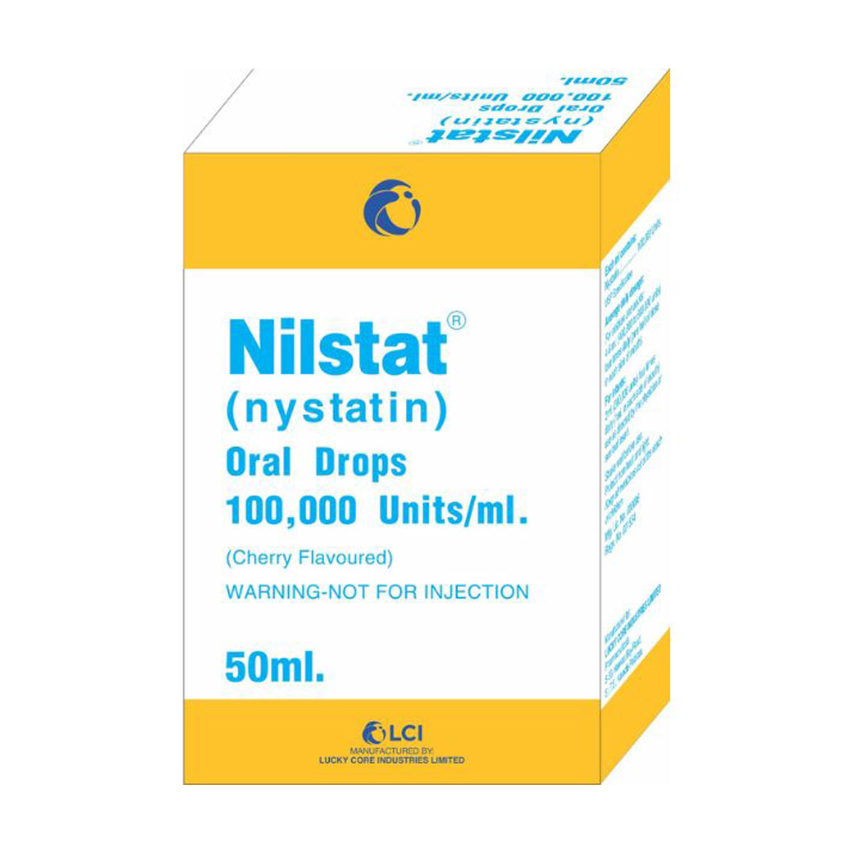 LCI Pharmaceuticals Nilstat Oral Drops, 50ml product image - Bolanclinic