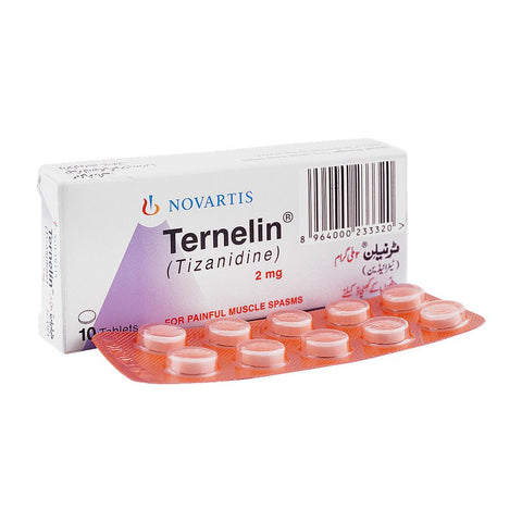 Novartis Pharmaceuticals Ternelin Tablet, 2mg, 10-Pack product image - Bolanclinic