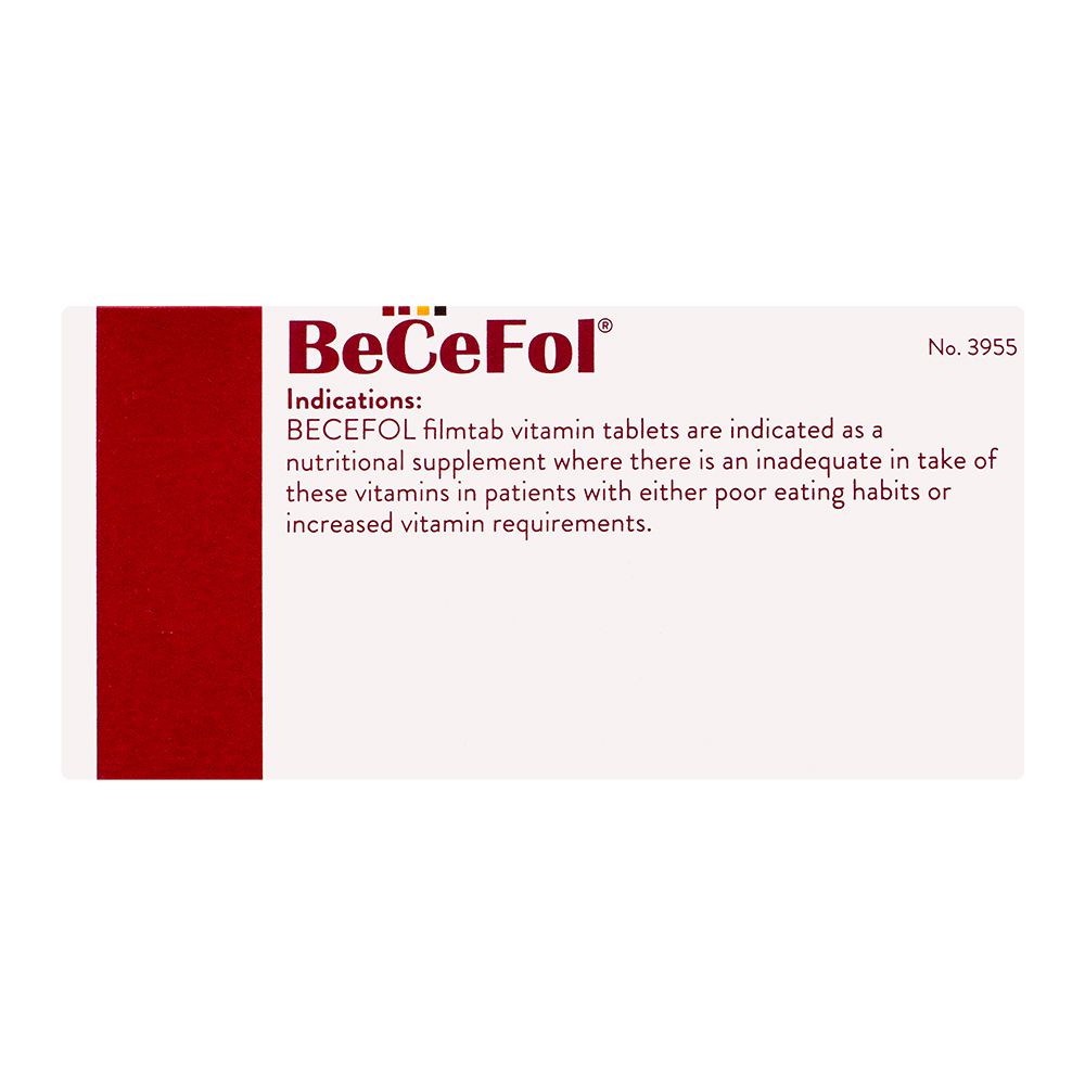 Abbott Becefol Tablet, 25-Pack product image 3 - Bolanclinic