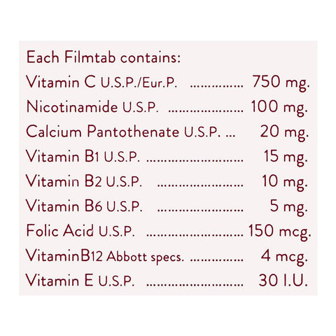 Abbott Becefol Tablet, 25-Pack product image 4 - Bolanclinic