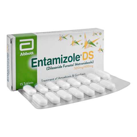 Abbott Entamizole DS Tablet, 500mg/400mg, 15-Pack product image - Bolanclinic