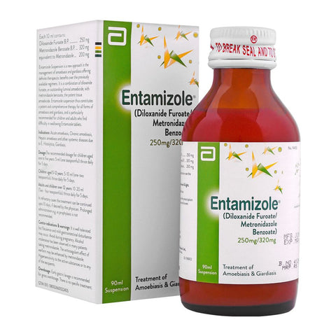 Abbott Entamizole Suspension, 90ml product image - Bolanclinic
