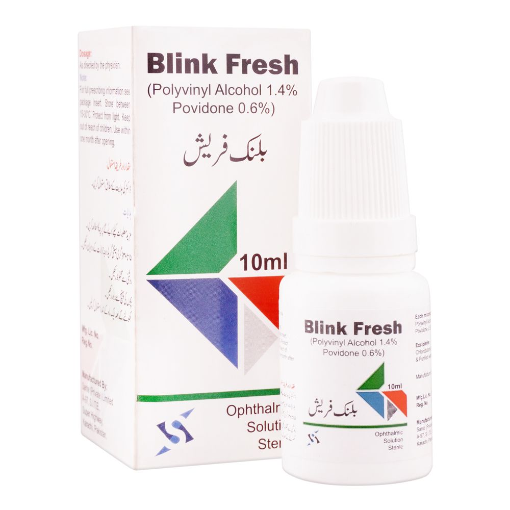 Sante Pharma Blink Fresh Ophthalmic Solution, 10ml product image - Bolanclinic