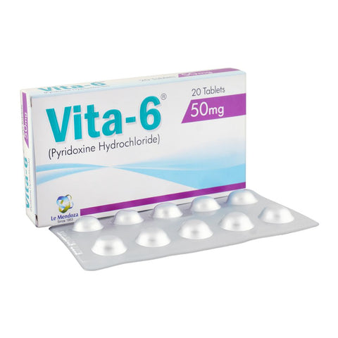 Le Mendoza Pharmaceutical Vita-6 Tablet, 50mg, 20-Pack product image - Bolanclinic