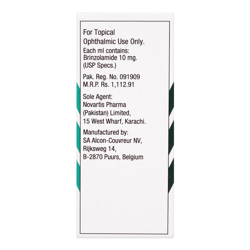 Novartis Pharmaceuticals Azopt Ophthalmic Solution Eye Drops, 5ml product image 2 - Bolanclinic
