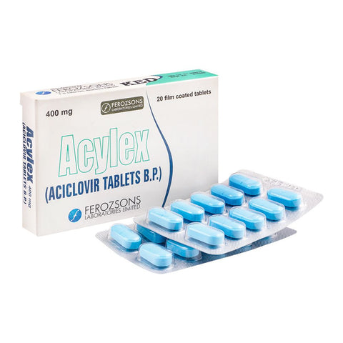 Ferozsons Laboratories Acylex Tablet, 400mg, 20-Pack product image - Bolanclinic