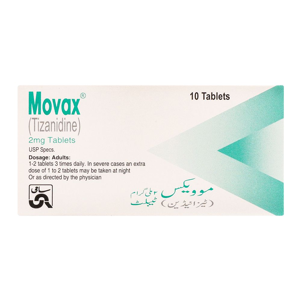 Sami Pharmaceuticals Movax Tablet, 2mg, 10-Pack product image - Bolanclinic