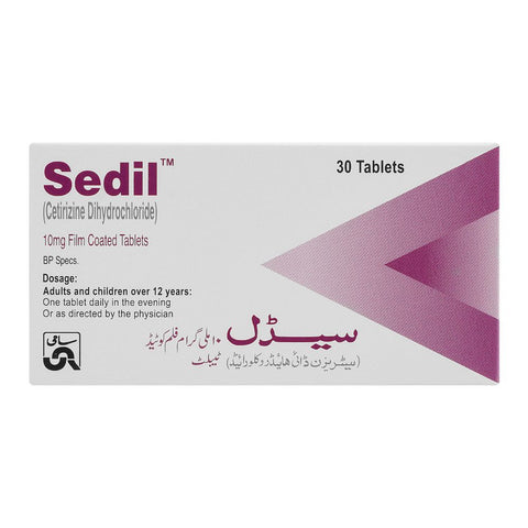 Sami Pharmaceuticals Sedil Tablet, 10mg, 30-Pack product image 2 - Bolanclinic