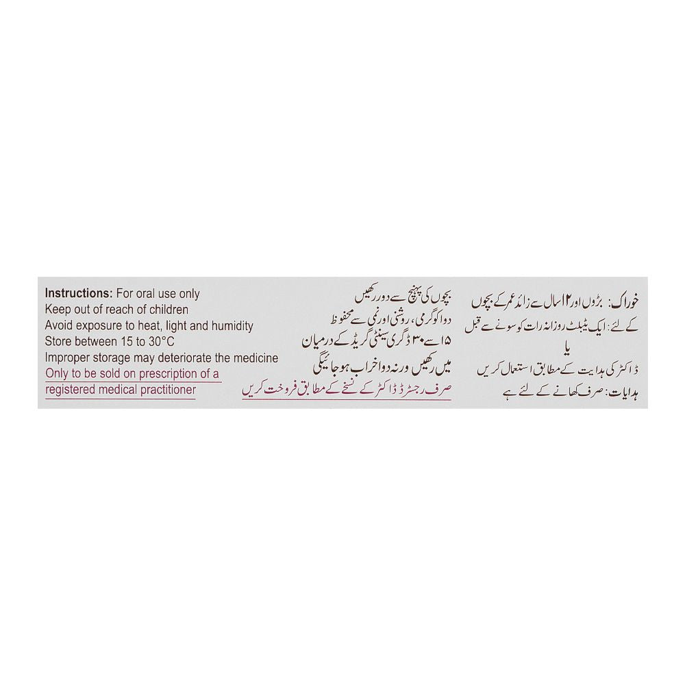 Sami Pharmaceuticals Sedil Tablet, 10mg, 30-Pack product image 3 - Bolanclinic