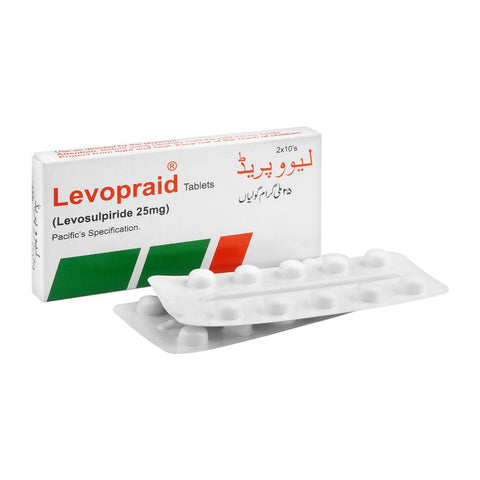 Pacific Pharmaceuticals Levopraid Tablet, 25mg, 20-Pack product image - Bolanclinic