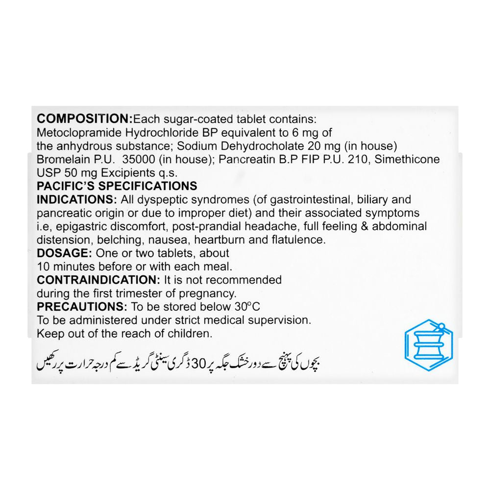 Pacific Pharmaceuticals Plasenzym Tablet, 30-Pack product image 3 - Bolanclinic
