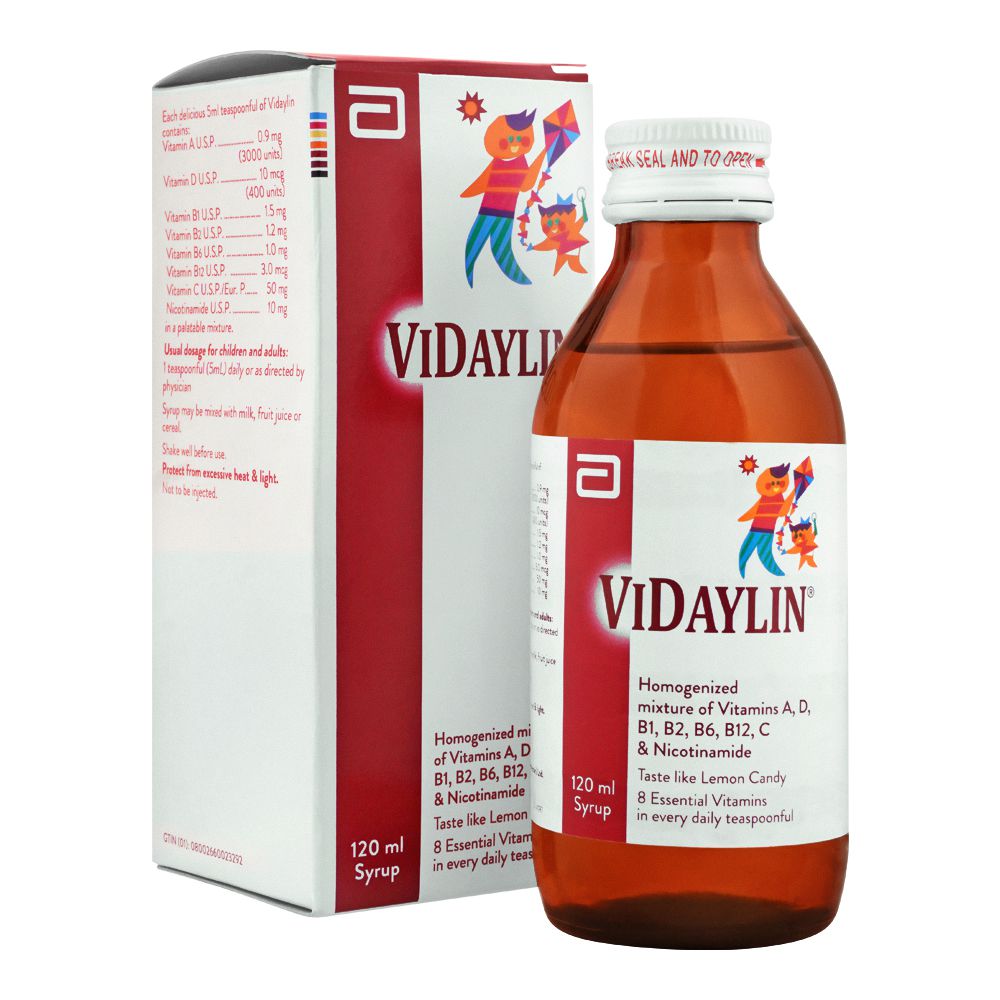 Abbott ViDaylin Syrup, 120ml product image - Bolanclinic