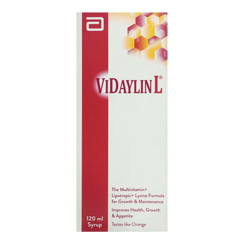 Abbott ViDaylin L Syrup, 120ml product image 2 - Bolanclinic