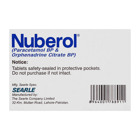 Searel Nuberol Tablet, 450mg, 1-Strip product image 4 - Bolanclinic
