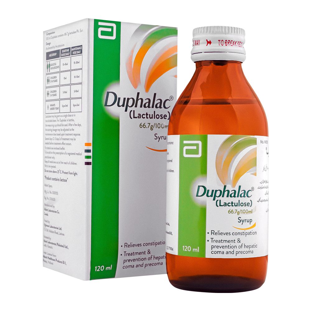 Abbott Duphalac Syrup, 120ml product image - Bolanclinic