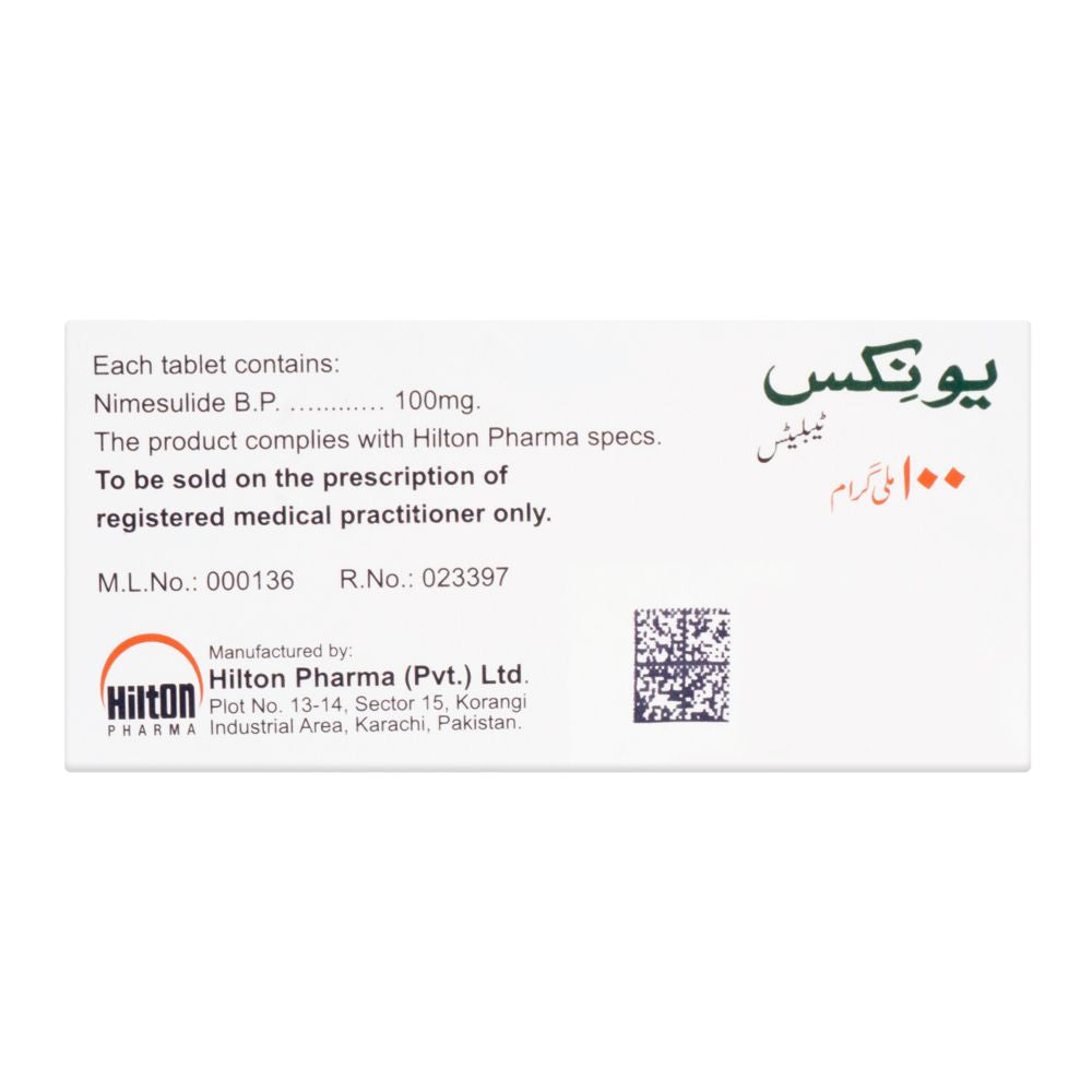 Hilton Pharma Unix Tablet, 100mg, 20-Pack product image 2 - Bolanclinic