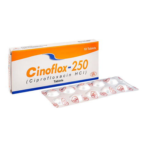 S.J. & G. Cinoflox Tablet, 250mg, 10-Pack product image - Bolanclinic