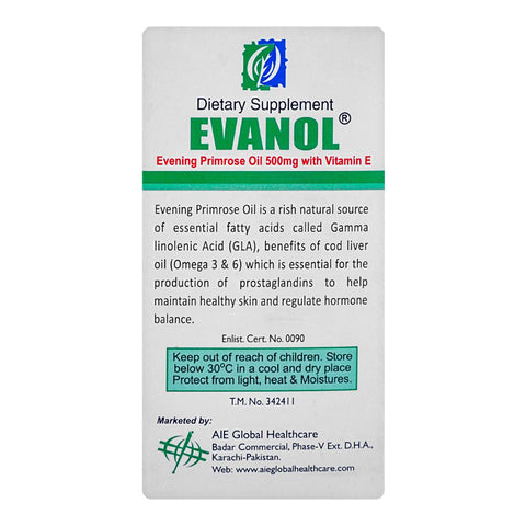 AIE Global Healthcare Evanol Capsule, 30-Pack product image 2 - Bolanclinic