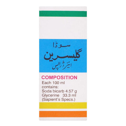 Sapient Pharma Soda Glycerine Ear Drops, 10ml product image 2 - Bolanclinic