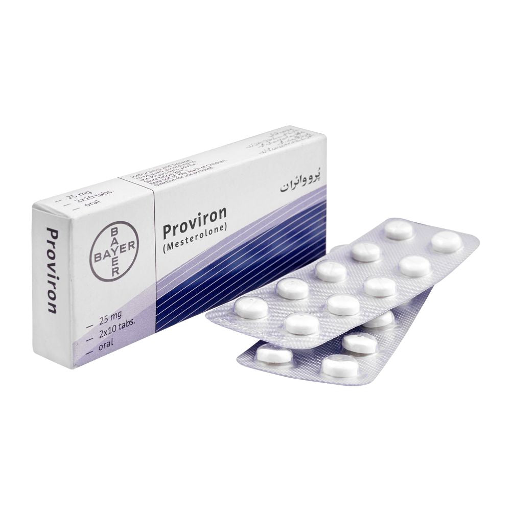 Bayer Pharmaceuticals Proviron Tablet, 25mg, 20-Pack product image - Bolanclinic