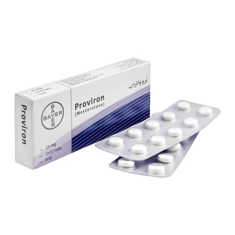 Bayer Pharmaceuticals Proviron Tablet, 25mg, 20-Pack product image - Bolanclinic