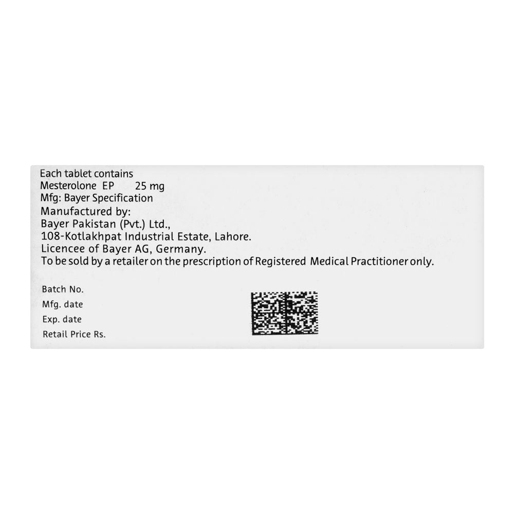 Bayer Pharmaceuticals Proviron Tablet, 25mg, 20-Pack product image 2 - Bolanclinic