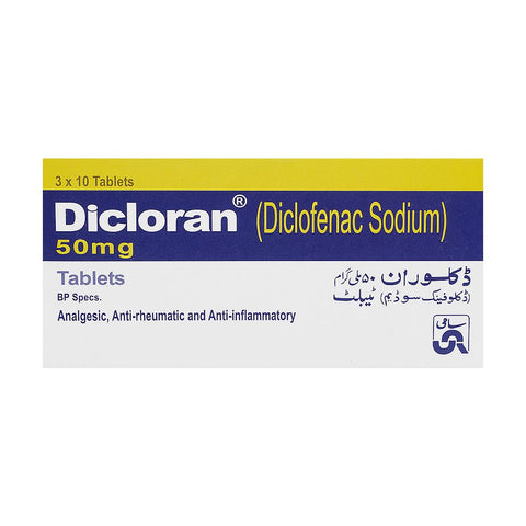 Sami Pharmaceuticals Dicloran Tablet, 50mg, 1-Strip product image 2 - Bolanclinic