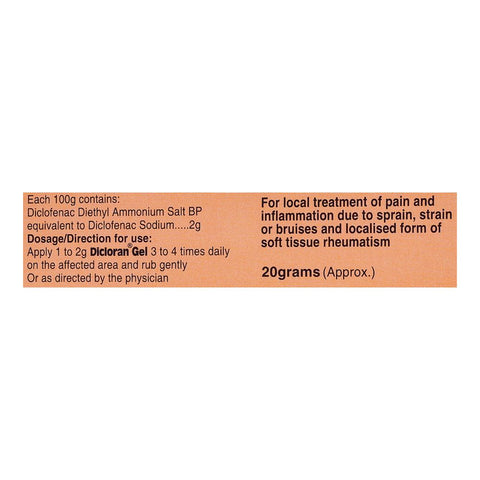 Sami Pharmaceuticals Dicloran Gel, 20g product image 4 - Bolanclinic