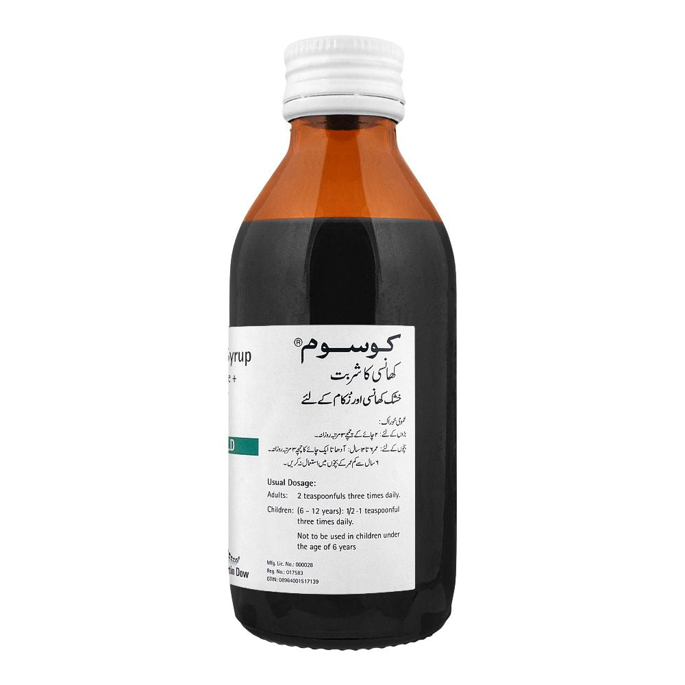 Martin Dow Cosome Cough Syrup, 120ml product image 2 - Bolanclinic