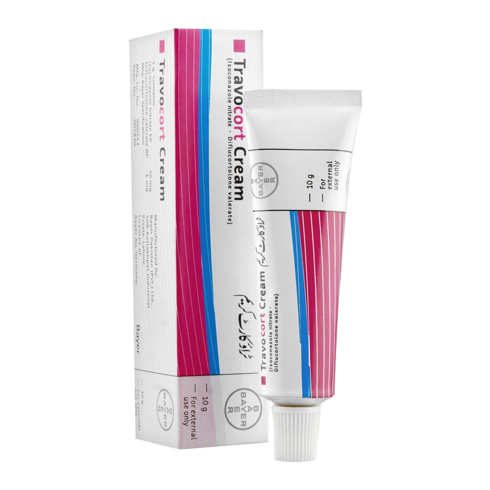 Bayer Pharmaceuticals Travocort Cream, 10g product image - Bolanclinic