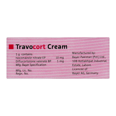Bayer Pharmaceuticals Travocort Cream, 10g product image 2 - Bolanclinic