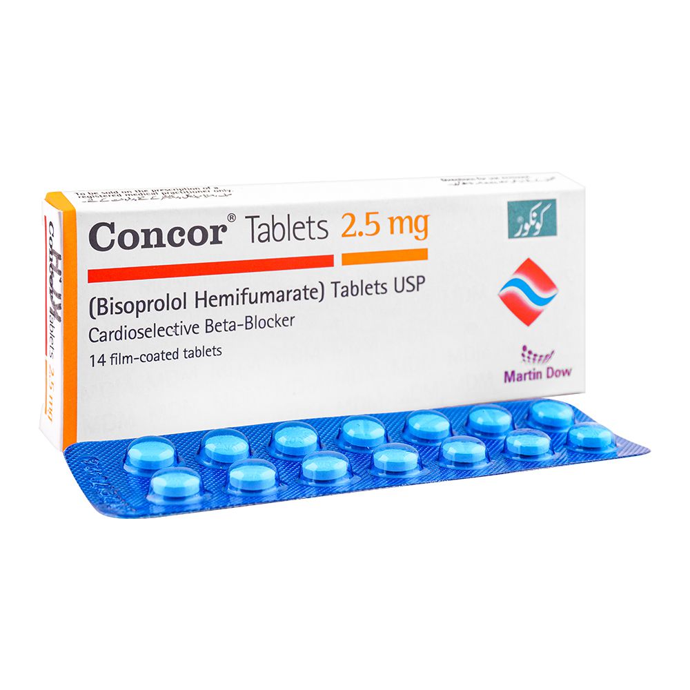 Martin Dow Concor Tablet, 2.5mg, 14-Pack product image - Bolanclinic